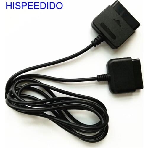 HISPEEDIDO 100pcs/lot 1.8m Dance Pad Wheel Gun Extension Cable For Sony Playstation PS2 Controller cord lead Console