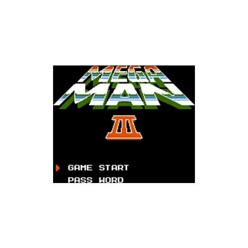 MEGAMAN3 Region Free 60 Pin 8Bit Game Card For Subor Game Players