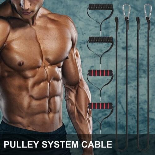 Nylon Fitness Pulley Cable System Forearm Strength Exerciser Arm Biceps Triceps Strength Trainning Rope For Home Gym Equipment