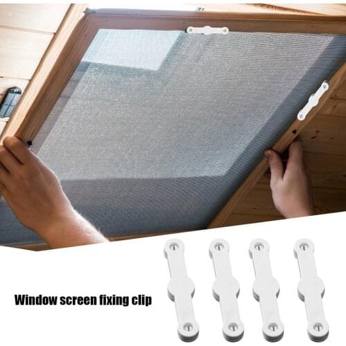 Anti Rust Screen Window Installation Buckle Powerful Magnet Punch Free Mesh Traceless Letter Retaining Clip Home Office Accessor
