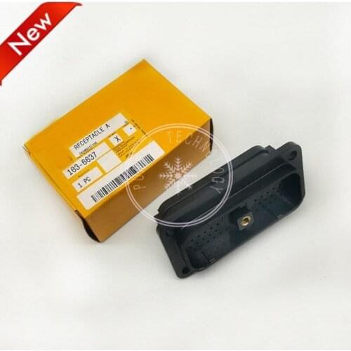 Excavator engine computer board ECU connector plug 163-6637 for CAT320D 329D 336D