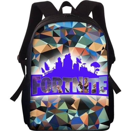 Fortnite New 13inch Backpack For Men Women Fortress Night Students Teens 3D Printing Bookbag School Bag Battle Mochilas