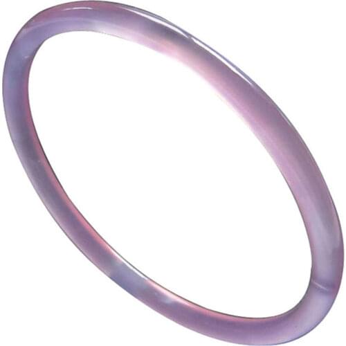 Super fine natural pink agate chalcedony bracelet Iced jade bracelet female agate classical elegant multi-ring bracele