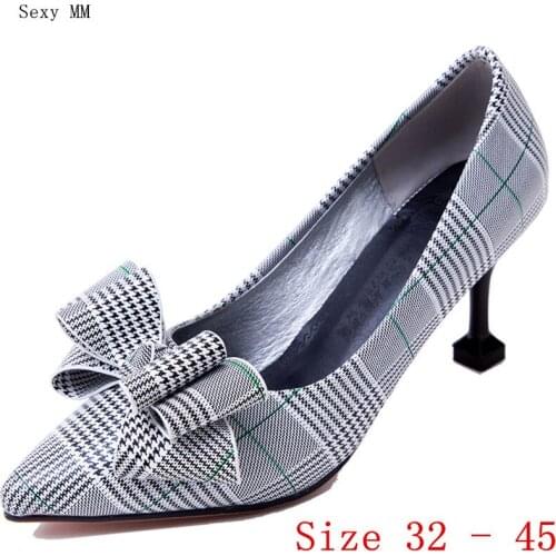High Heels Women Pumps High Heel Shoes Stiletto Woman Wedding Shoes Small Plus Size 32 33 - 40 41 42 43 44 45