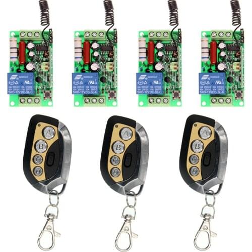 Smart Home AC 220V 110V 1CH 1 CH Wireless Remote Control Switch Relay Output Radio Receiver Module and Transmitter