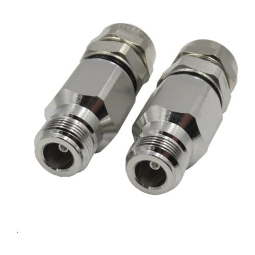 10pcs N Female Clamp RF Super Flexible Coaxial Connector for 1/2 50-9 Cable Adaptor
