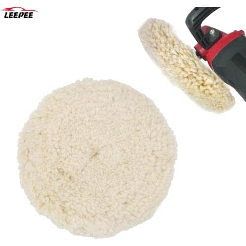 6 Inch Car Maintenance Wool Buffing Pad Car Detailing Buffer Polishing Pad Car Polisher