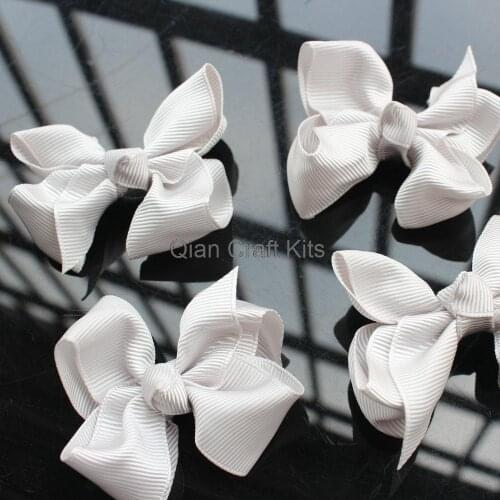 60pcs 65mm silver Grosgrain Bows Set, Hair Bows for Girls Toddlers,Boutique Bows, or you Choose Colors