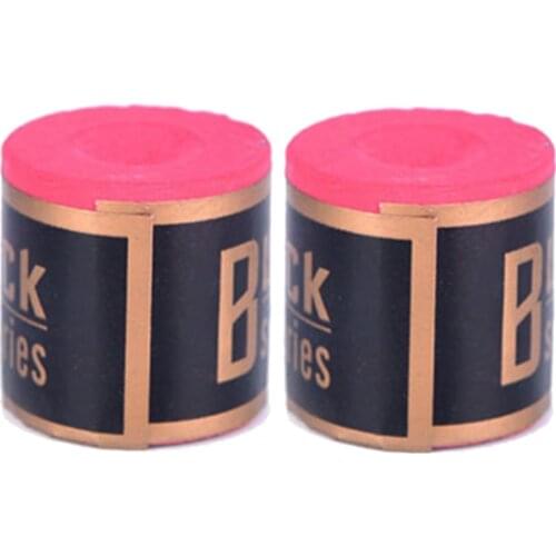 2pcs Billiard Chalks Pool Cue Stick Snooker Cylindrical Non-toxic No-slip Accessories SEC88