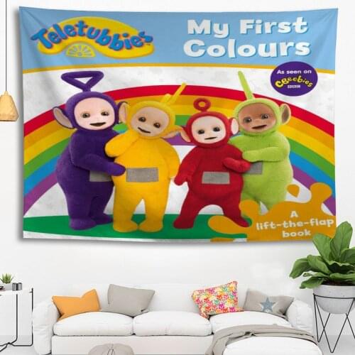 Custom Teletubbies Tapestry wall hanging tapestry home decoration rectangle bedroom wall art tapestry 140X250cm