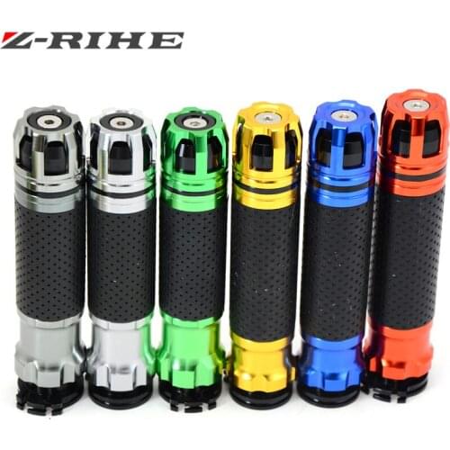 7/8'' Motorcycle Handle bar CAPS / Handlebar Grips CNC 22MM Universal For yamaha MT -09 mt09 07 SJ6N XJ6 FZ6 SJ6S FZ6S FZ6 FAZER