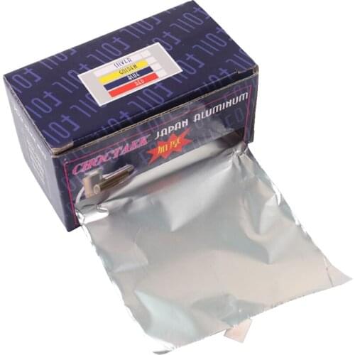 1 Roll 50m Hairdressing Styling Tin Foils Tape Thicken Hair Salon Manicure Supplies Highlights Foil Roll Gradient Modelling Tool