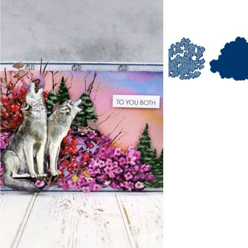 Saxifrage Metal Cutting Dies Scrapbook Diary Decoration Stencil Embossing Template DIY Greeting Card Handmade 2021 New Arrive