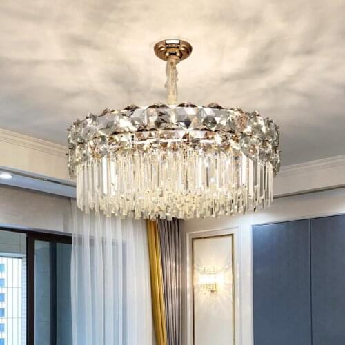 New K9 crystal chandelier living room island lighting room decorative lights