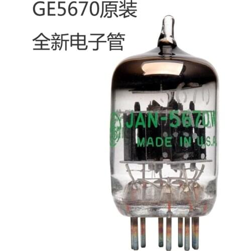 2pcs NEW USA Antiques tube GE JAN 5670W tube can replace 6N3 / 396A / 2C51 / 5670