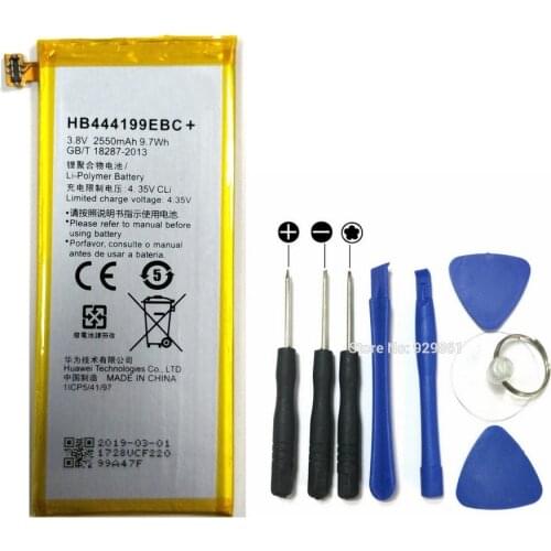 New HB444199EBC+ Battery & Repair Tools Replacement For Huawei Honor 4C C8818 CHM- CL00 CHM-TL00H CHM-UL00 G Play Mini