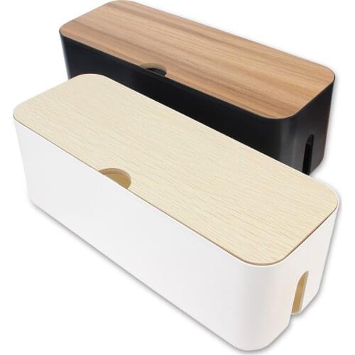 Anti Dust Charger Socket Organizer Network Line Storage Bin Cable Storage Box Charger Wire Management Power Strip Wire Case