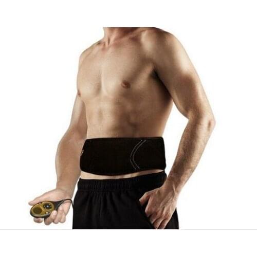 Rechargeable Muscle stimulator slimming massage belt Male Abs Workout Belt EMS abdominal muscles belt with 7trainning modes