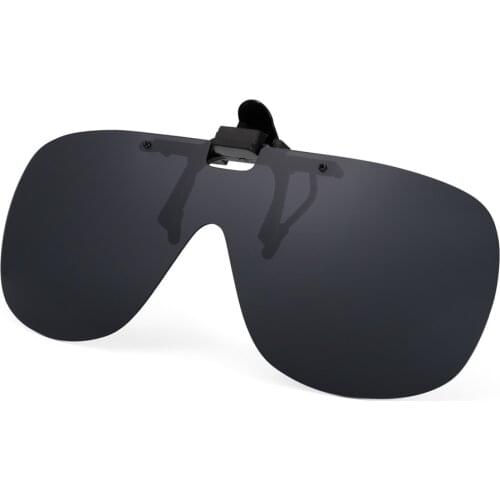 Polarized Clip On Sunglasses Fashion Round Women Men Filp up Sunglasses UV400