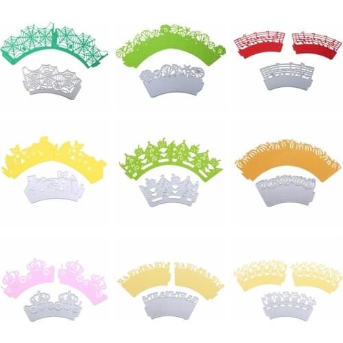 Cupcake Frame Metal Cutting Dies Stencils For DIY Scrapbooking Card Craft Decorative Embossing Handcraft Die Cutting Template