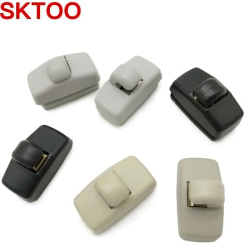 SKTOO 2pcs A pair 3B0857561B New Sun Visor Hook Clip Bracket Hanger for VW Golf Jetta Passat Polo Seat Beetle 3B0 857 561 B
