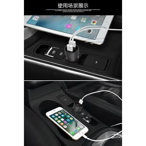 Car styling LED Display Dual USB Car Autos Charger For Tata Aria Bolt Indica Sedan Indigo Mint Nano Nexon Tiago Tigor Zest