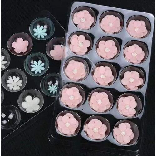 Cake Fondant Dry Mold Plastic Transparent Fondant Flower Shaping Cake Flower Dring Mold for Gumpaste Kitchen Baking Decorating
