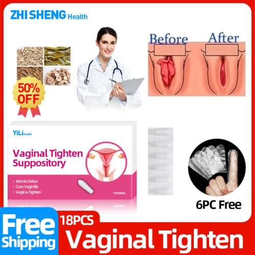 Herbal Vaginal Tightening Supository Melts Ovule Womb Vaginale Detox Gynaecology Vagina Tighten Medical Vaginitis Treatment