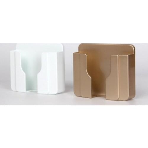 Universal Home Wall Bedside Stand Mobile Phone Charging Bracket Container Charger Hook Wall Mounted Holder Socket for Smartphone