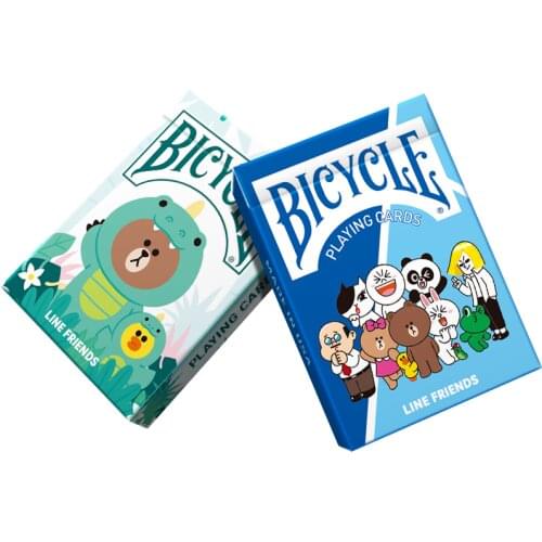 Bicycle Line Friends Playing Cards Deck USPCC Collectible Poker Magic Card Games Magic Tricks Props for Magician