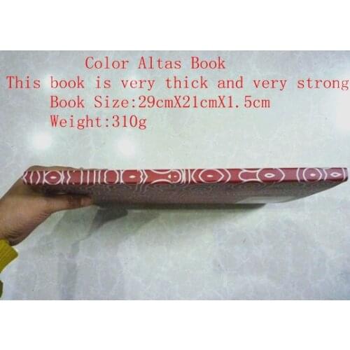 Embroidery Free Shipping High Quality 447 Different Colors Real Thread Samples Cross Stitch Real Thread Color Map Book