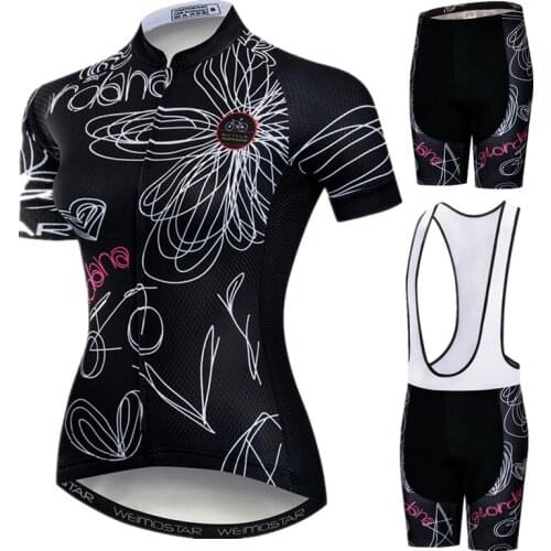 Weimostar Summer Women MTB Bike Clothing Pro Team Cycling Jersey Set Racing Sport Bicycle Clothing uniforme Roupa Ciclismo Mujer