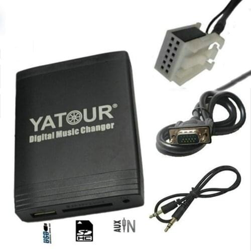 Yatour M06 for VW passat Jetta Golf Polo Tiguan Audi A3 A4 S4 Skoda Seat Car MP3 Player USB AUX SD Adapter Digital CD changer389