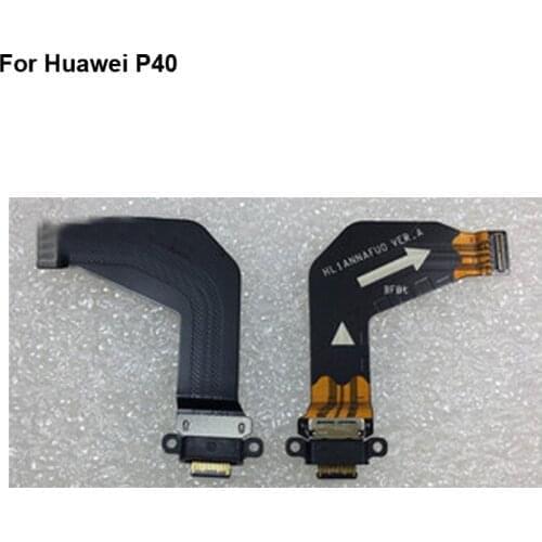 For Huawei P40 5G USB Dock Charging Port Mic Microphone Module Board Replacement For Huawei P 40 Tested