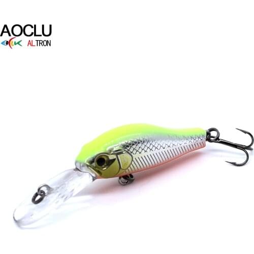 AOCLU Wobblers Jerkbait 7 Colors 35cm 2.4g Hard Bait Minnow Crank Fishing Lures Bass Fresh Salt Water 14# VMC Hooks