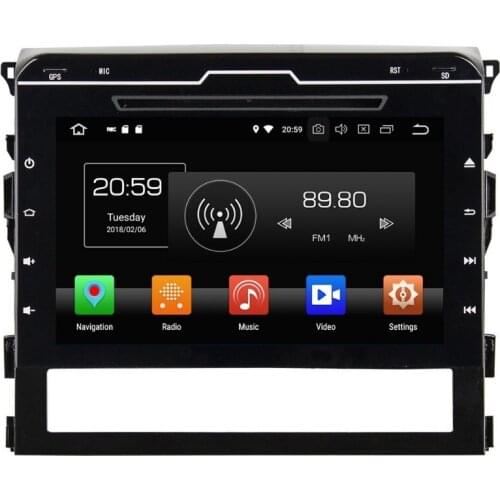 9" Android 8.0 Car Radio DVD GPS Stereo Multimedia for Toyota Land Cruiser 2016 2017 4GB RAM Bluetooth WIFI USB DVR 32GB ROM