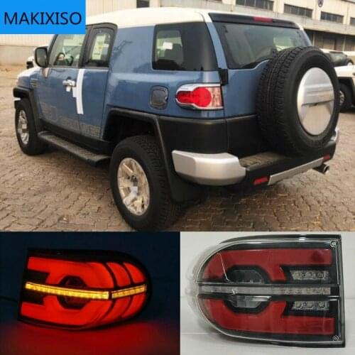 Car styling Accessories for Toyota Fj CRUISER rear Lights led TailLight for Fj CRUISE Rear Lamp DRL+Brake+Park+Signal lights led