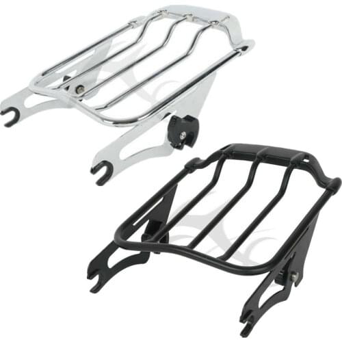 Motorcycle Air Wing Two Up Luggage Rack For Harley Touring Street Glide Electra Glide Road Glide Road King 2009-2020