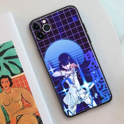 Kill La Kill Satsuki Kiryuin Soft Silicone Glass Phone Case Cover Shell For iPhone SE 6 6s 7 8 Plus X XR XS 11 12 Mini Pro Max
