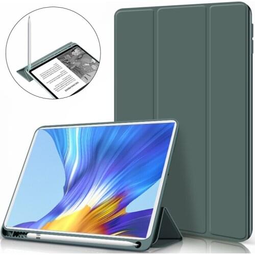 For Huawei Matepad Pro 10.8 Case with Pencil Holder Leather Smart Cover For Huawei honor V6 /matepad 10.4 Protective Tablet case