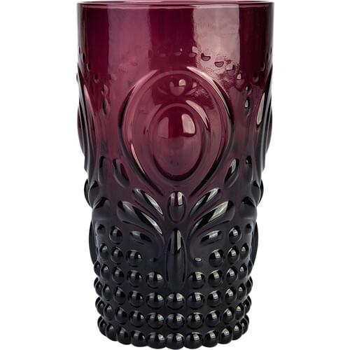 WONDERFUL FABULOUS Karaca Camila Purple Soft Drink Glass QUALITY FREE SHIPPING WITH BEVERAGES AND BEVERAGES
