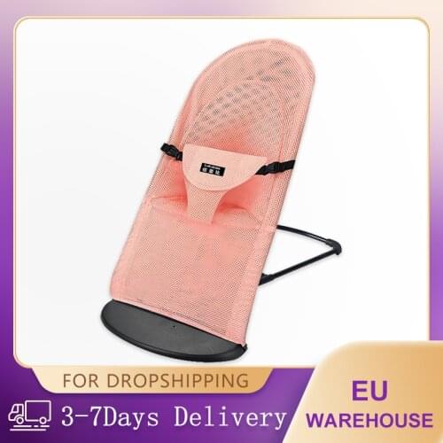 Baby Rocking Chair Child Cradle Bed Coax Baby Artifact Comfort Chair Newborn Baby Recliner with Baby Sleep Artifact