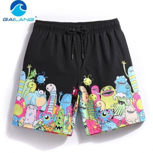 Gailang Brand Sexy Mens Board Shorts Swimwear Swimsuits Beach Boxer Trunks Men Man Bermuda Gay Quick Drying Plus Size 2017 New