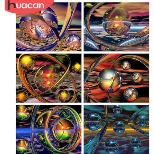 HUACAN Full Square/Round Diamond Painting Universe DIY 5D Diamond Embroidery Cross Stitch Landscape Mosaic Handicraft Wall Art