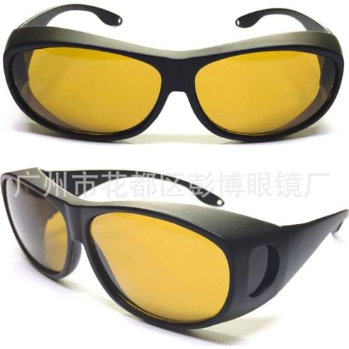 Brown 590nm Anti-Blue Red Eye Protection Green Color Depilator Glasses