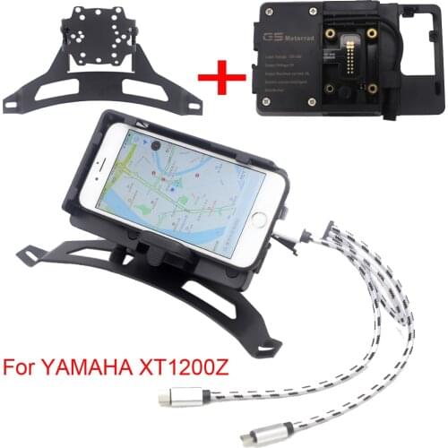 GPS Smart Phone Navigation Mount Mounting Bracket Adapter Holder For YAMAHA XT1200Z XT 1200 Z Super Tenere