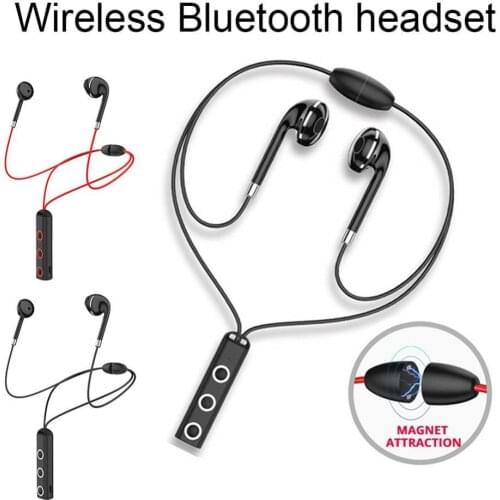 Magnetic Wireless Earphone Bluetooth Earphone 4.1 Stereo Sports Waterproof Earbuds Wireless in-ear music Headset with Mic