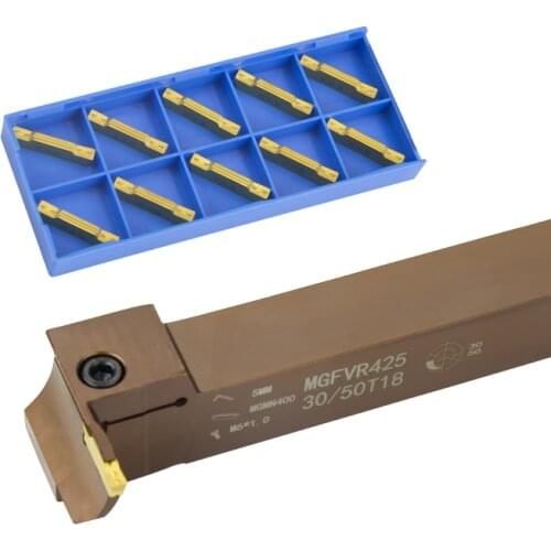 MGFVR/L 7-shaped face groove cutter MGFVR320/325 double head Processing range 22/30/50/400 carbide insert MGMN300 slotting tool