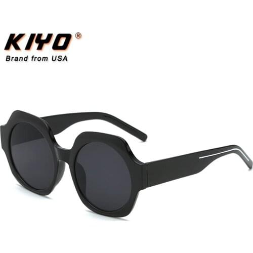 KIYO Brand 2020 New Women Men Polygonal Sunglasses PC Classic Sun Glasses High Quality UV400 Driving Eyewear 3795