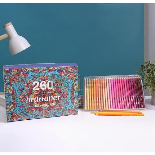 New 260 Color Professional Wood Oil Color Pencil for School Student Art Supplies Pencils Set for School ,adult Coloring Pencils